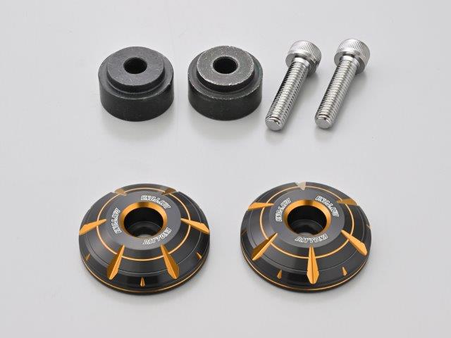 在庫有り DAYTONA デイトナ プレミアムゾーン ハンドルバーエンドプラグ HANABI Rebel1100、GB350専用 ゴールド 42696