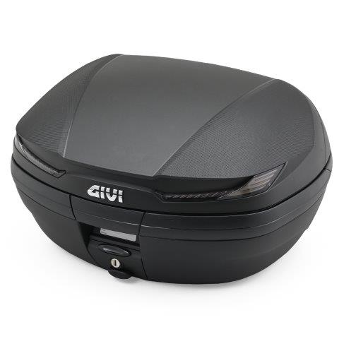 在庫有り GIVI ジビ バイク用 リアボックス モノキー 45L ARENAシリーズ V45NT TECH未塗装ブラック スモークレンズ 46592