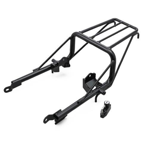在庫有り DAYTONA デイトナ バイク用 リアキャリア GB350C(24)専用 ヘルメットホルダー付属 クラシックキャリア グロスブラック 46195