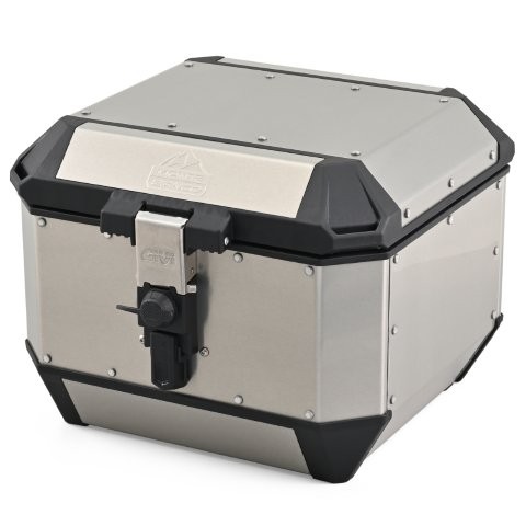 在庫有り GIVI ジビ デイトナ バイク用 リアボックス モノキー 45L アルミ製 オプション付き(インナーマット/バックレスト) MTB45AｰADV シルバー 60928