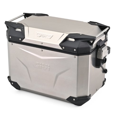 在庫有り GIVI ジビ デイトナ サイドケース 48L アルミ製 キーシリンダー別売 スマートセキュリティロック対応 EVO OBKEV48AL 左側用 シルバー 61290