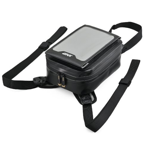 在庫有り GIVI ジビ デイトナ タンクバッグ 防水 3L スマホホルダー付き ベルト固定 CANYONシリーズ GRT729 ブラック 63443
