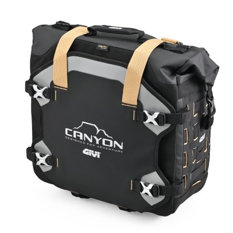 在庫有り 当日発送 GIVI ジビ デイトナ サイドバッグ 防水 30L キーシリンダー別売 スマートセキュリティロック対応 GRT725 CAM-SIDE 片側のみ ブラック 63454