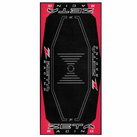 DIRTFREAK ダートフリーク レーシングマット フロアマット 100x220cm ZETA RED/BLACK G6004