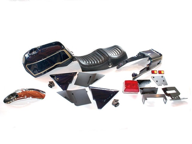 KAWASAKI Z1外装セット青玉虫 社外 ドレミコレクション z1z2 KAWASAKI