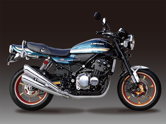 Z900RS 4本エキゾーストマフラー レーシング4(メッキ)アップタイプ延長パイプセット ドレミコレクション 35212｜MOTO-OCC 店