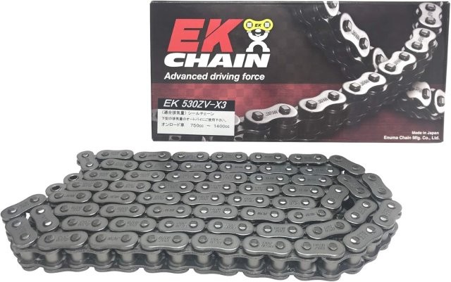 /江沼チェーン EK チェーン/サイズ : 530ZV-X3/リンク数 : 142/ジョイント : SLJ/ジョイントタイプ : スクリュSLJ/カラー : スチール