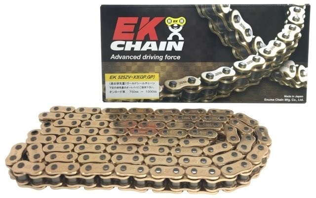 /江沼チェーン EK チェーン/サイズ : 525ZV-X3(GP;GP)/リンク数 : 148/ジョイント : MLJ/ジョイントタイプ : カシメ