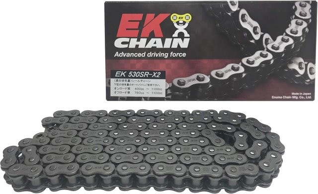/江沼チェーン EK チェーン/サイズ : 530SR-X2/リンク数 : 150/ジョイント : SLJ/ジョイントタイプ : スクリュSLJ|MOTO-OCC 店
