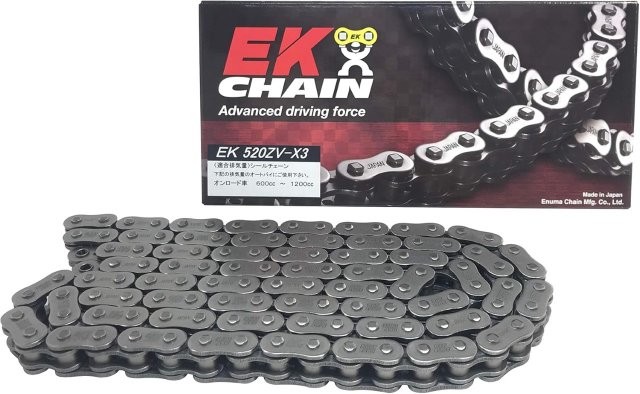/江沼チェーン EK チェーン/サイズ : 520ZV-X3/リンク数 : 116/ジョイント : SLJ/ジョイントタイプ : スクリュSLJ