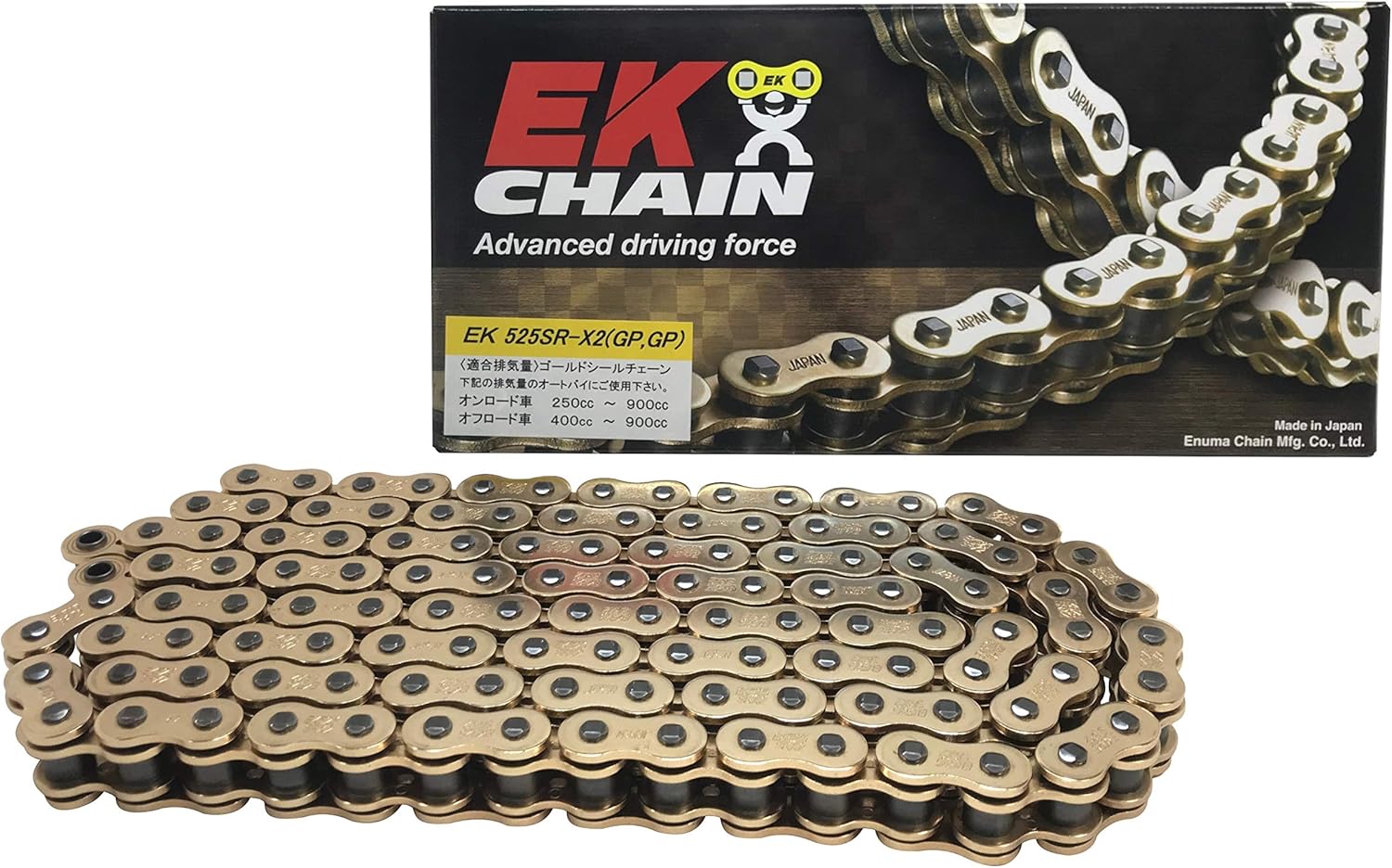 /江沼チェーン EK チェーン/サイズ : 525SR-X2(GP;GP)/リンク数 : 110/ジョイント : MLJ/ジョイントタイプ : カシメ|MOTO-OCC 店