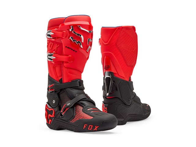 在庫有り FOX フォックス インスティンクト ブーツ F-RED 12(28.6cm) 36361-110-12|MOTO-OCC 店