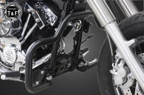 在庫有り Garage T&F ティーアンドエフ　ドラッグスター400 エンジンガード(ブラック)
