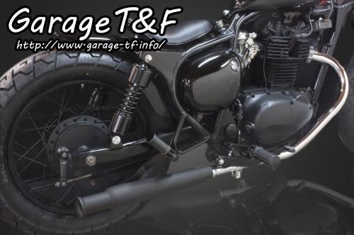 在庫有り Garage T&F ティーアンドエフ エストレヤ トランペットマフラー(ブラック)スリップオンタイプ EST250ML02|MOTO-OCC 店