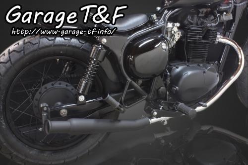 在庫有り Garage T&F ティーアンドエフ エストレヤ アップトランペットマフラー(ブラック)スリップオンタイプ EST250ML04|MOTO-OCC 店