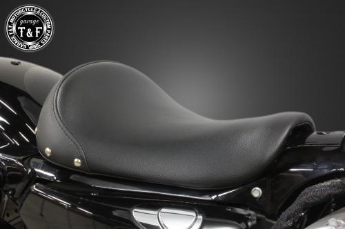 在庫有り Garage T&F ティーアンドエフ スポーツスター専用 スタッド付きシングルシートタイプA(スムース) HDXLSSASS