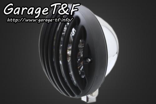 在庫有り Garage T&F ティーアンドエフ 5.75インチバードゲージヘッドライト(メッキ/ブラック) HL42