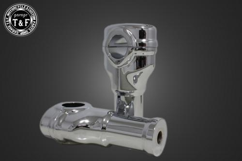 在庫有り Garage T&F ティーアンドエフ シャドウ400 オーバルハンドルポスト4インチ(メッキ) 5090126 8,339円