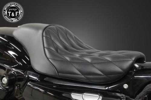 在庫有り Garage T&F ティーアンドエフ スポーツスター専用 シングルシートタイプC(ダイヤ) HDXLSSCD｜MOTO-OCC 店