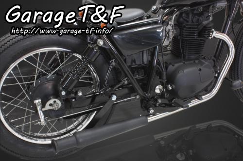 在庫有り Garage T&F ティーアンドエフ 250TR トランペットマフラー(ブラック) フルエキタイプ(ステンレス) 250TRML09|MOTO-OCC 店