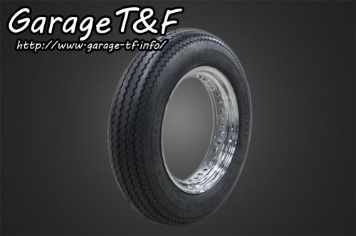在庫有り Garage T&F ティーアンドエフ ドラッグスター250 unilli(ユナリ) ビンテージタイヤ15&times;5.00(オールブラック) DS250TR03｜MOTO-OCC 店