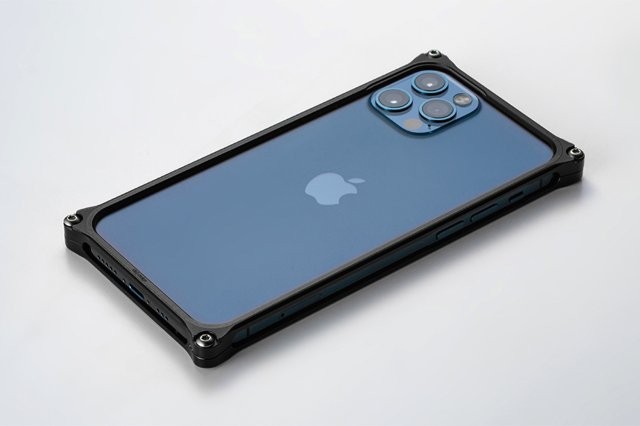 GILD DESIGN ギルドデザイン ソリッドバンパー ブラック iPhone12/12Pro GI-428B 43171