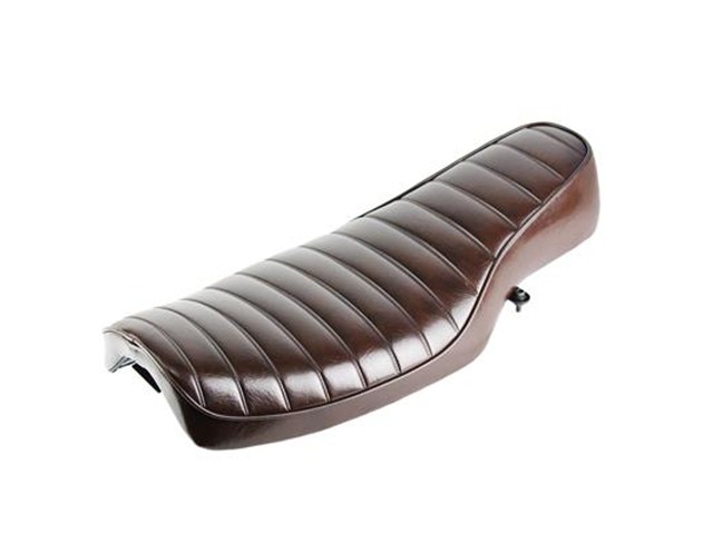 在庫有り GOODS グッズ 別注モデル・タックロールダブルシート (GENTLE BROWN) TW200/225 G3-00104｜MOTO-OCC 店