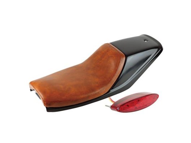 在庫有り GOODS グッズ FTシートKIT TW200/225 BROWN/プレーン LEDオーバルテール G3-00138