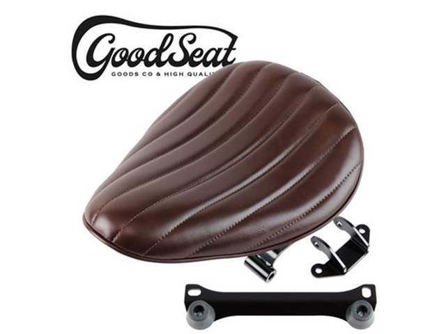在庫有り GOODS グッズ GOODSEAT "SADDLE" バーチカル (BROWN) DS400/DSC400用キット G3-00169|MOTO-OCC 店