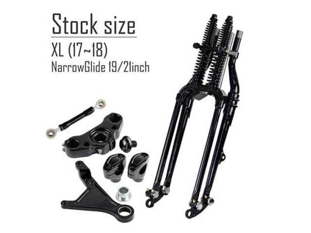 要納期確認 GOODS グッズ GW-74スプリンガーフォークキット for XL（17-18年）ナローグライドフォークABS／19、21インチ用 ストックサイズ GW-5017