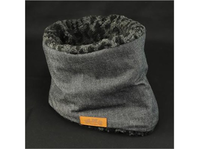 要納期確認 GOODS グッズ ROBIN NECK WARMER デニムBK&ブラックレオパード MMS-NW018