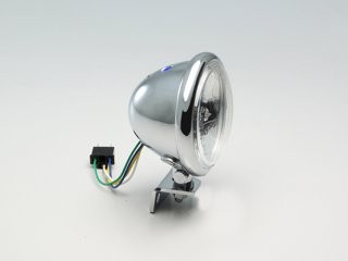 要納期確認 HURRICANE ハリケーン 4.5マルチリフレクターヘッドライトkit ビラーゴ250/400 クリアレンズ HA5604CR