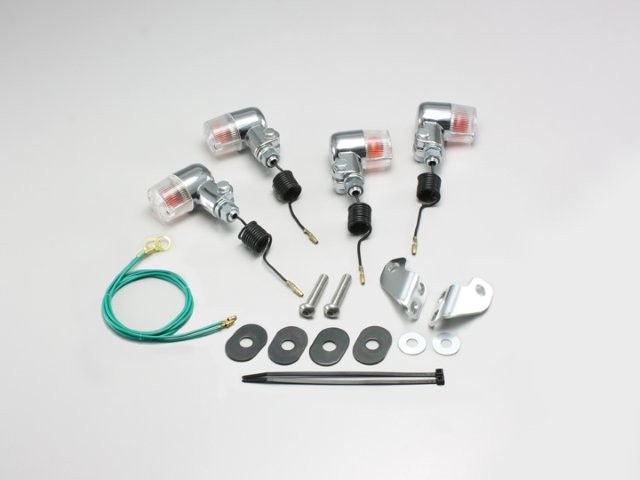 在庫有り HURRICANE ハリケーン ミニウインカーkit セロー225(97-04) ブロンコ SL230 クリアレンズ HA5704C-02