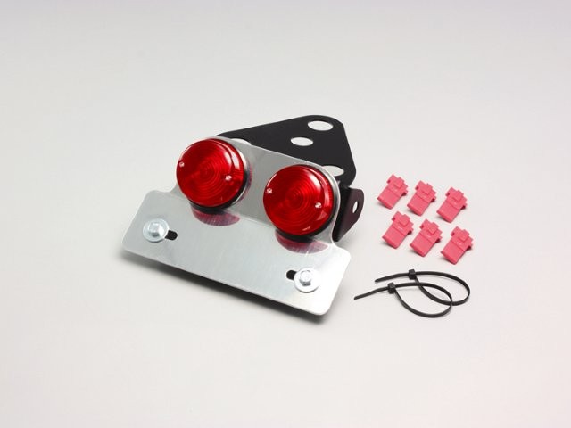 在庫有り HURRICANE ハリケーン ミニ2灯 テールランプkit FTR223 ブラック HA5766