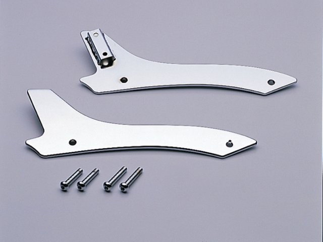 在庫有り HURRICANE ハリケーン シーシーバー プレート ドラッグスタークラシック400 クロームメッキ HA6426-01｜MOTO-OCC 店