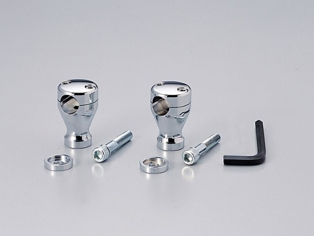 在庫有り HURRICANE ハリケーン ドラッグポスト ベーシック 2インチ 25.4mmハンドル用 クロームメッキ HB0421｜MOTO-OCC 店