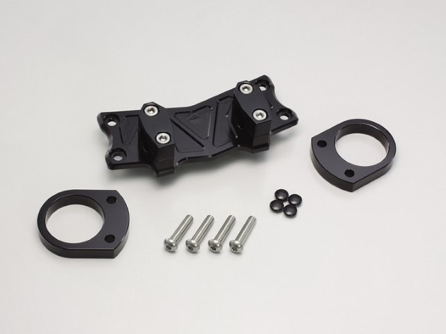 在庫有り HURRICANE ハリケーン バーハンドル ブラケット ZX-14R ZZR1400 ブラックアルマイト HB0756B|MOTO-OCC 店