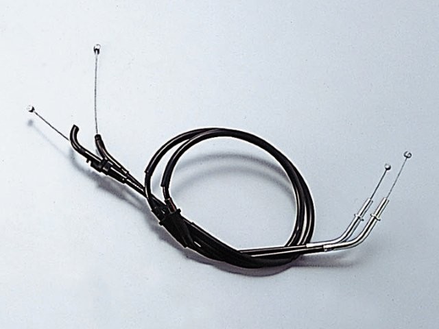 在庫有り HURRICANE ハリケーン ロング スロットルケーブル W ゼファー1100/RS 100L ブラック HB6781