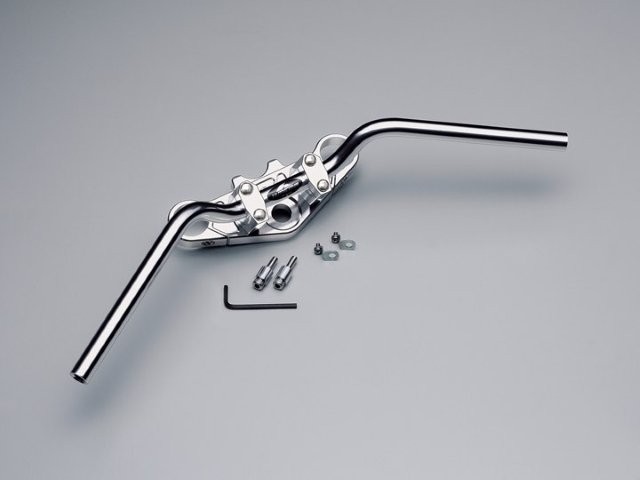 要納期確認 HARRICANE ハリケーン バーハンドルkit VFR800(02-07) ABS車可 クロームメッキ＆シルバー HBK550A-01 27,027円