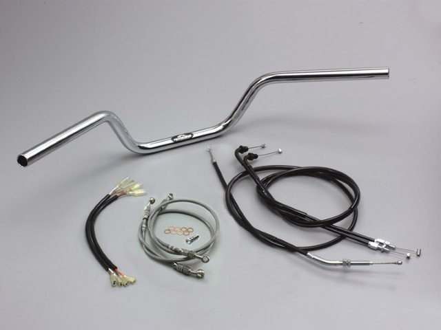 要納期確認 HURRICANE ハリケーン POLICE3型 ハンドルkit CB400SF/SB VTEC Revo(08-13)ABS無し クロームメッキ HBK626S-01