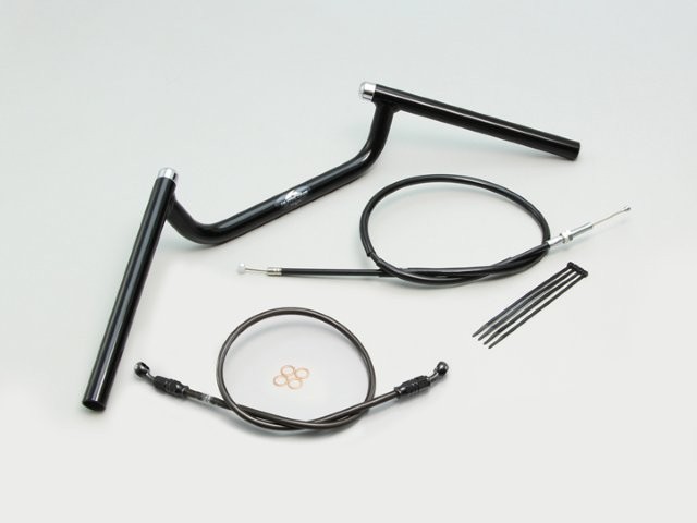 要納期確認 HARRICANE ハリケーン コンドル ハンドルkit MT-25 MT-03 ALLブラック HBK691BSB