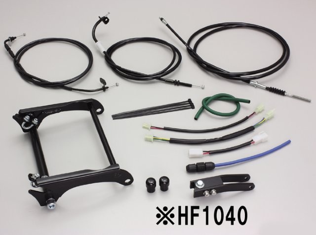 要納期確認 HURRICANE ハリケーン ロングホイールベース フルkit グランドアクシス100(5FA2-6) ブラック HF1040