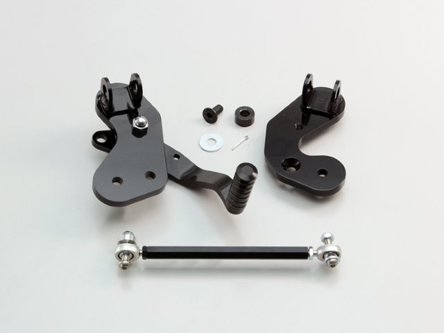 在庫有り HURRICANE ハリケーン バックステップkit Z125PRO ブラック HF5305｜MOTO-OCC 店