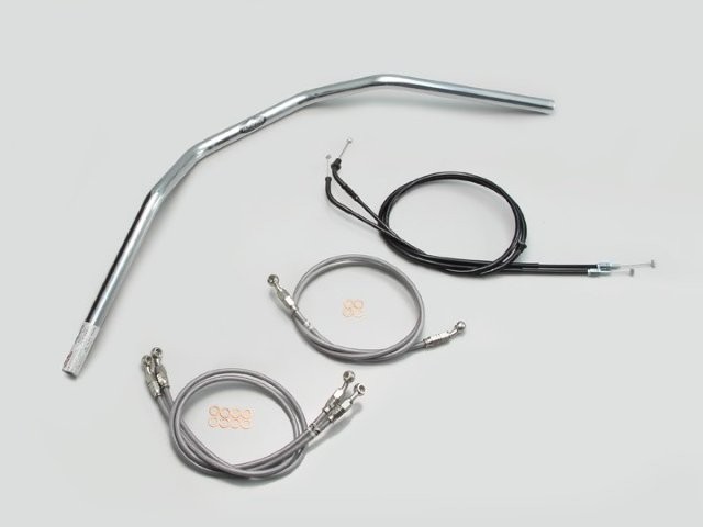 要納期確認 HURRICANE ハリケーン トラッカーHIGH ハンドルSET CB1300SB(05~09 ABS無し車) クロームメッキ H002-044C
