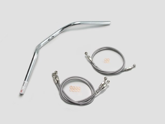 要納期確認 HURRICANE ハリケーン ヨーロピアン2型 ハンドルSET CB1300SB(05~09 ABS無し車) クロームメッキ H002-071C