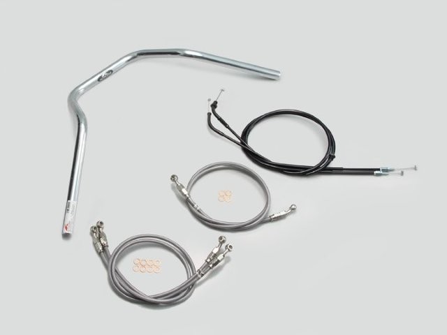 要納期確認 HURRICANE ハリケーン ナロー4型 ハンドルSET CB1300SF(03~09 ABS無し車) クロームメッキ H003-048C