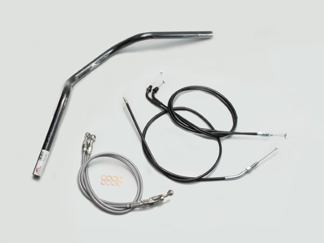 要納期確認 HARRICANE ハリケーン ヨーロピアン2型 ハンドルSET CB400SF VTEC Revo(08-13 ABS無し車) ブラック H008-071B