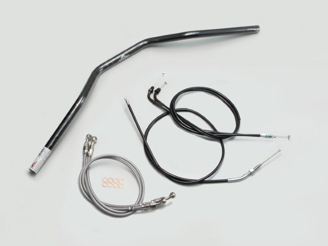 要納期確認 HARRICANE ハリケーン トラッカースペシャル ハンドルSET CB400SF VTEC/II/III(99~07) ブラック H009-033B