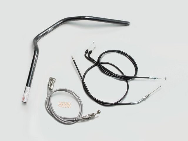 要納期確認 HARRICANE ハリケーン POLICE 3型 ハンドルSET CB400SF VTEC/II/III(99~07) ブラック H009-067B