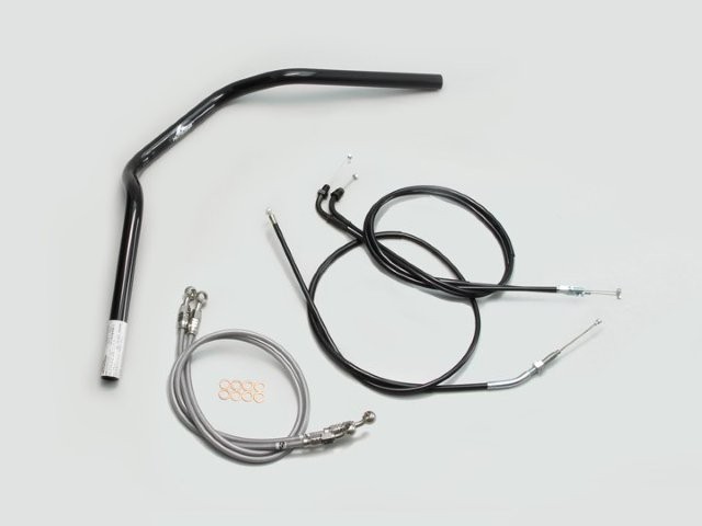 要納期確認 HARRICANE ハリケーン POLICE 2型 ハンドルSET CB400SF VTEC/II/III(99~07) ブラック H009-070B